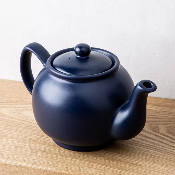 P&K Teapot Matt Navy Blue 6 Cup - Image 2
