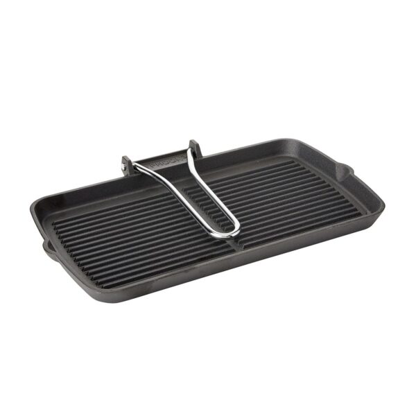 Typhoon Cast Iron Rectangular Grill 35cm - Image 2