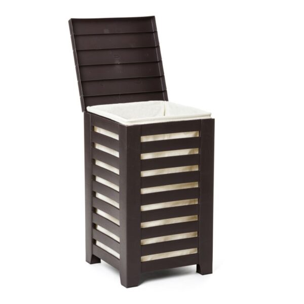 Lombok Laundry Hamper Brown - Image 3