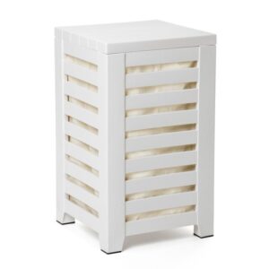 Lombok Laundry Hamper White