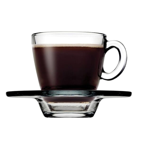 Aqua Espresso Cup & Saucer Set 72ml x6 (95756) - Image 2