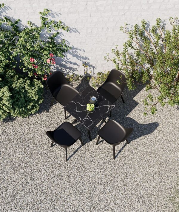 Chair Shell-P Black - Image 4