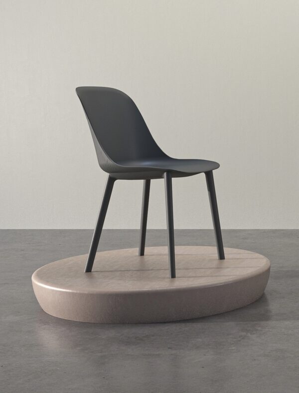Chair Shell-P Black