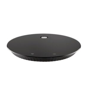 Plisse Kitchen Scales Black MDL16 B/UK