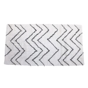 Cotton Rug Zigzag 70x140cm