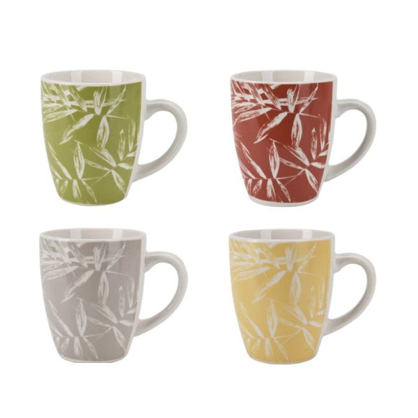 Leaf Porcelain Mug 200ml (4 Colours)