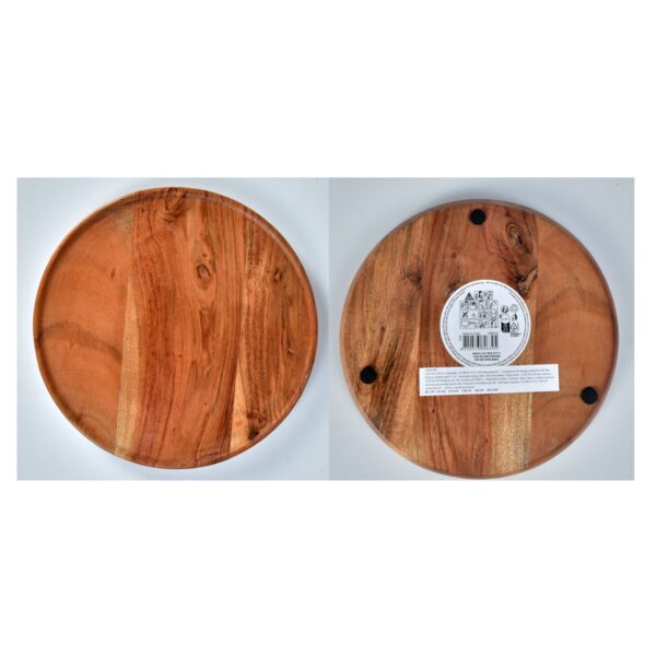 Wood Candle Underplate 22cm