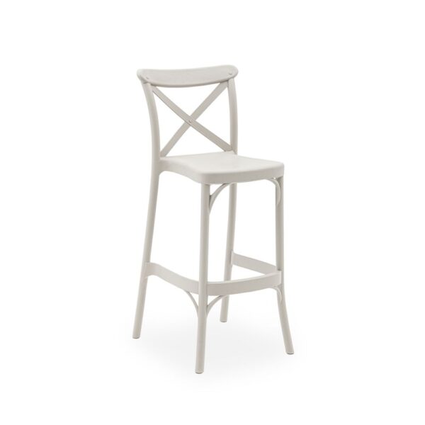 Bar Chair Capri 75cm Beige/Wenge - Image 2