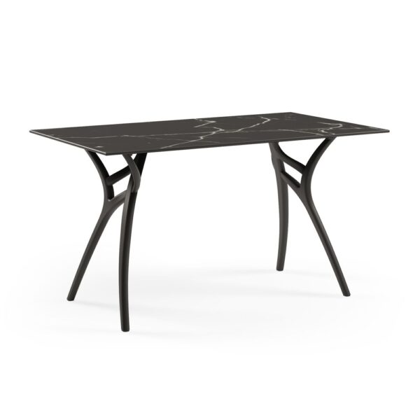 Table Ivy-L 80x140cm Black Marble Top - Image 5