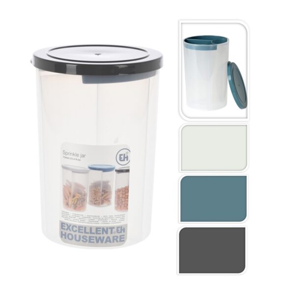 Storage Jar with 3 Compartments