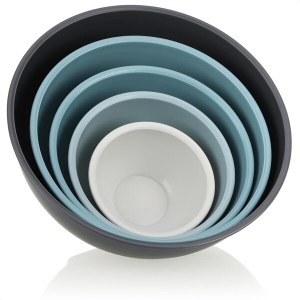 Plastic Mixing Bowl Set 5 Pcs - Image 4