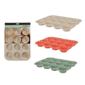 Silicone Muffin Form 33x25cm (3 Colours)
