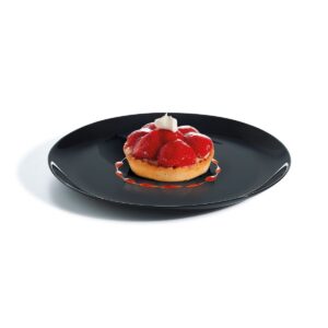 Diwali Black Side Plate 19cm