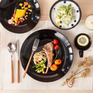 Diwali Black Dinner Plate 27cm