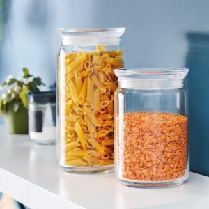Pure Glass Jar with Lid 1.50 Lt
