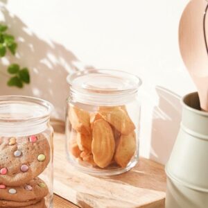 Pure Glass Jar with Lid 0.75 Lt