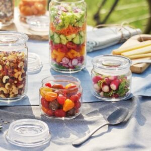 Pure Glass Jar with Lid 0.50 Lt