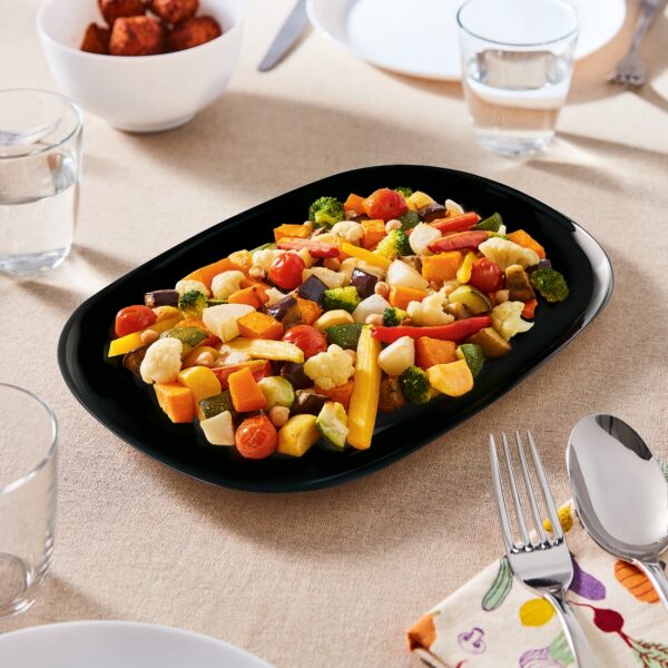 Diwali Black Serving Plate 34cm - Image 3