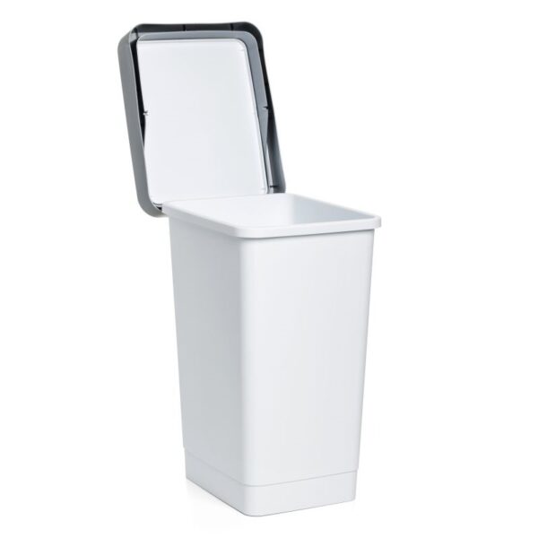 Smart Swing Dustbin 25 Lt White - Image 8