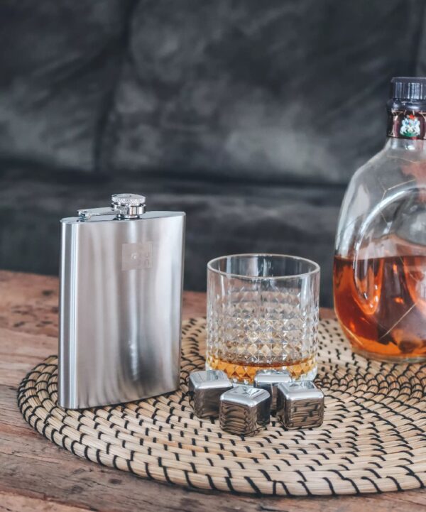 Hip Flask & Funnel Stainless Steel - Image 2