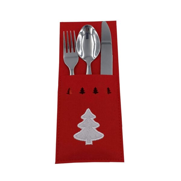 Xmas Felt Cutlery Holder