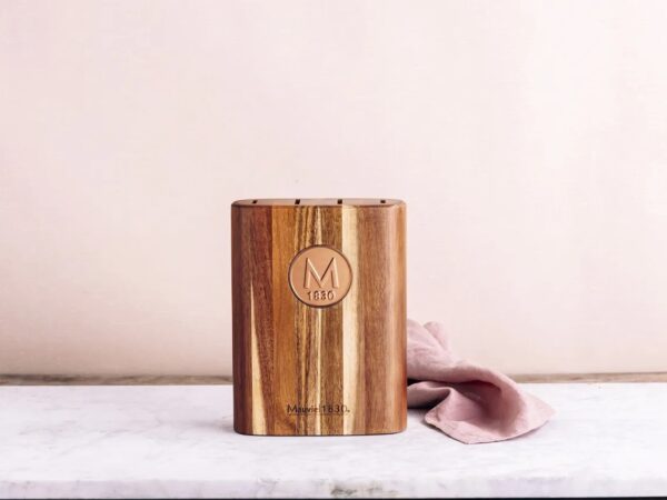 Mauviel Acacia Knife Block Copper - Image 4