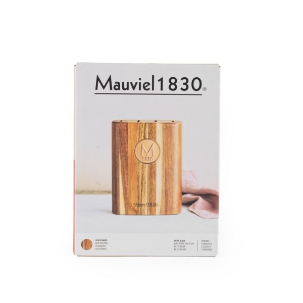 Mauviel Acacia Knife Block Copper - Image 7