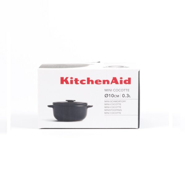 Kitchen Aid Mini Casserole 10cm 300ml Black - Image 6