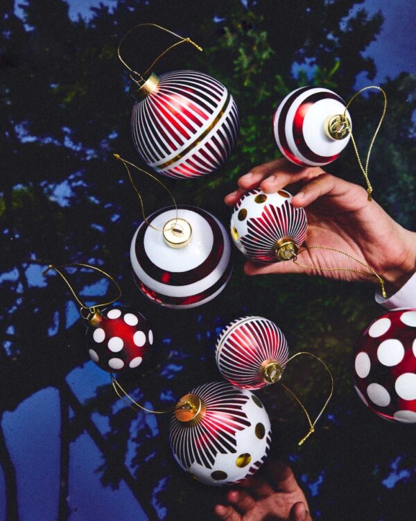 Delight Christmas Bauble Set 2 Pcs (NZ04SET2) - Image 2