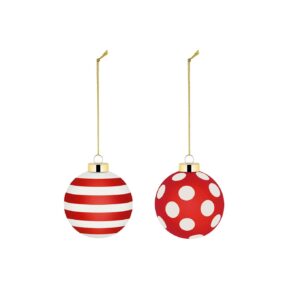Delight Christmas Bauble Set 2 Pcs (NZ04SET2)