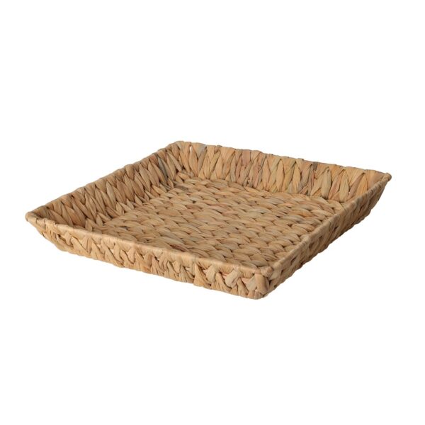 Wicker Basket Square 34x34x6cm