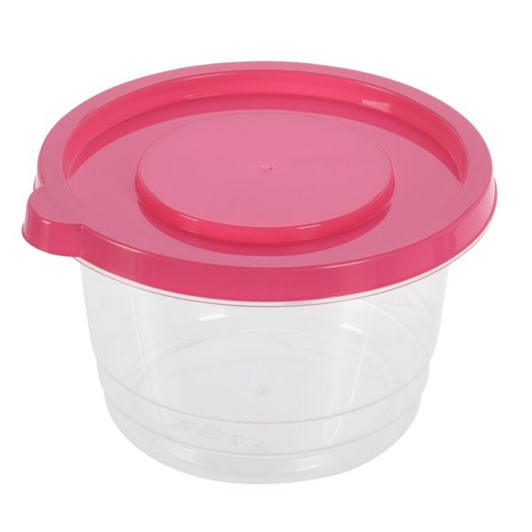 Storage Round Boxes Set 3 Pcs 1230ml