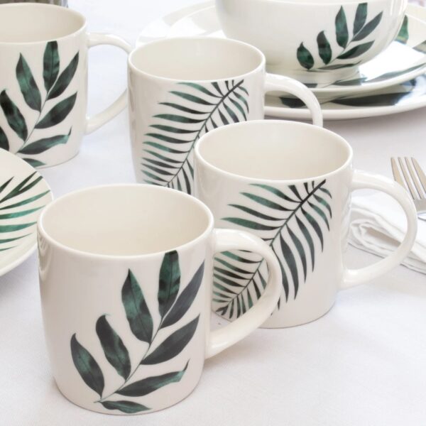 Leaf Mug Stoneware 325ml (2 Designs)