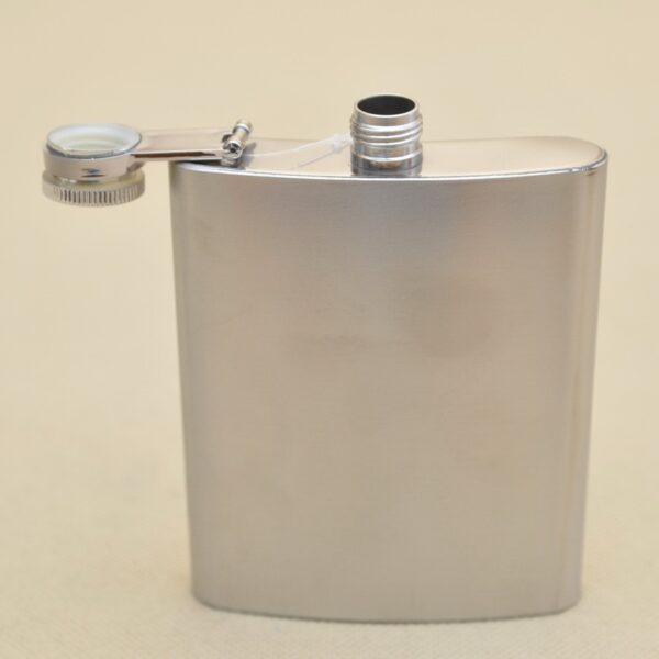 Hipflask Stainless Steel 207ml - Image 2