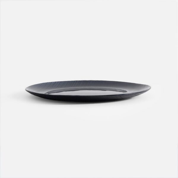 Navy Glass Side Plate 21cm - Image 2