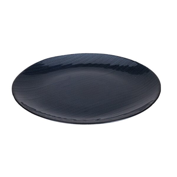 Navy Glass Side Plate 21cm - Image 5