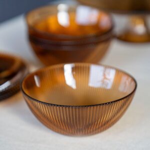Amber Glass Bowl 15cm