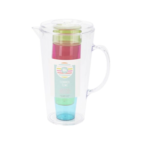 Plastic Pitcher with 4 Cups - Image 5