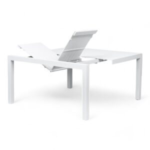 Azura Ext Dining Table 970-1490x1490mm White