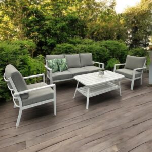 Oliver Triple Lounge Set White