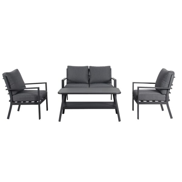 Oliver Double Lounge Set Grey