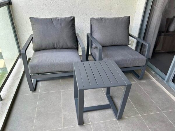 Bon 2 Lounge Chairs & Side Table Set
