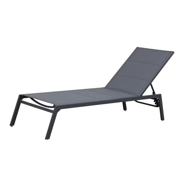 Bon Padded Sunlounger Grey - Image 2