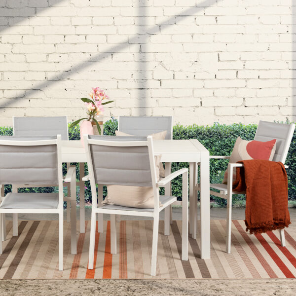 Bon Dining Table 160x90cm White (Seats 6)