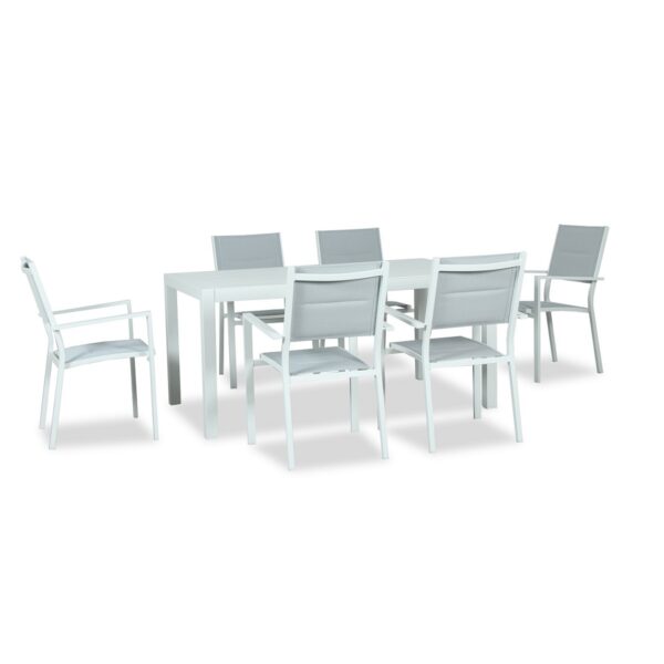 Bon Dining Table 160x90cm White (Seats 6) - Image 3
