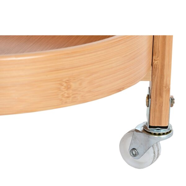 Waitress Bamboo Trolley with Wheels - Image 3