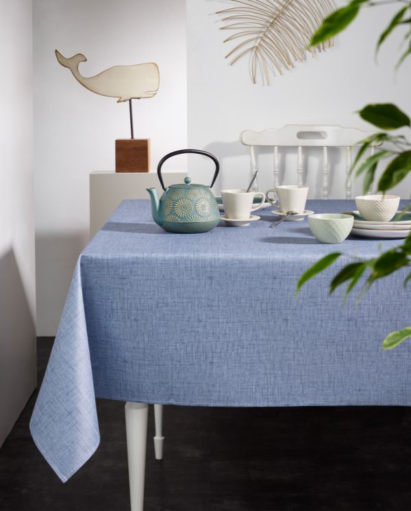 Table Cloth 150x200cm Plain Blue