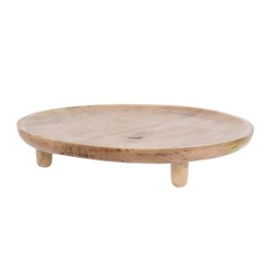 Round Wooden Tray 37cm