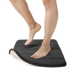 Nuvola Bath Mat 40×60 cm Black