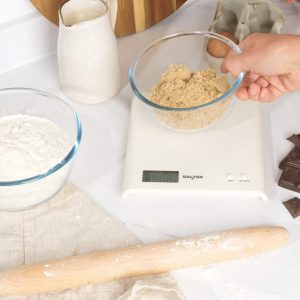 Arc Kitchen Scale White